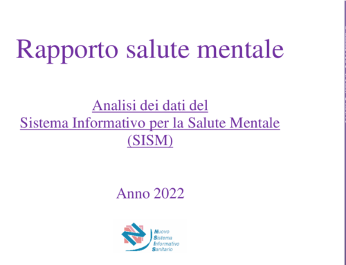 Ministero Salute, Rapporto Salute Mentale 2022